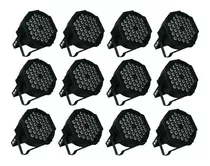 Pack 12 Unidades Tacho Par Led 36 X 1.5w Ritmica Rgb Eventos