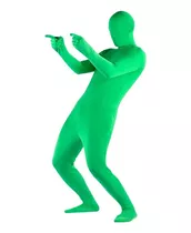 Traje Cuerpo Entero Verde Chroma Key Fotografía Unisex