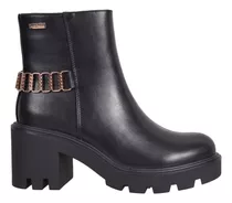 Botas Mujer Lady Stork Rebeca Taco Alto Cadena Cierre Moda 