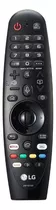 Controle Remoto Smart Tv LG Magic Remote An-mr20ga Preto