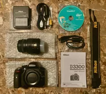 Cámara Nikon D3300 + Lente 18-55mm