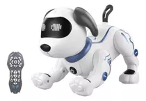 Cachorro Robô Inteligente Controle Remoto Interativo Cor Branco Personagem Robô Dog