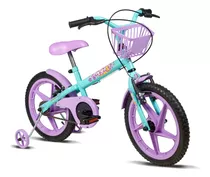 Bicicleta Aro 16 Infantil Treinamento Freios Rodas Bike 