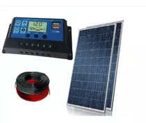 Kit 2x Painel Placa 1 Controlador Solar Fotovoltaica 155w