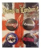 Pines Buttons Pack 4 - Punk London - Mod.04 - Gtkk