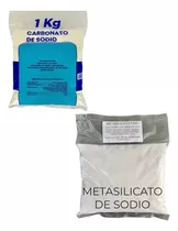Carbonato De Sodio 1 Kg + Metasilicato De Sodio 1 Kg