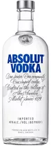 Kit C/ 2 Unid. Vodka Absolut Natural Blue 1 Litro Original