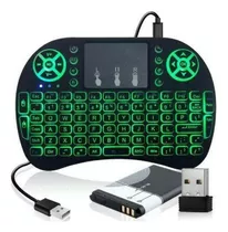 Mini Teclado Bluetooth Wireless Luminoso Led Color Touchpad