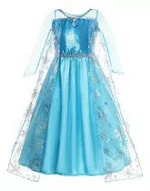 Disfraz Frozen Elsa Vestido Princesa Disney Envío Inmediato