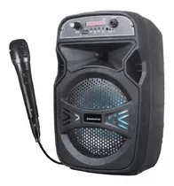 Parlante Portatil Daihatsu Led Ds510 Bluetooth Usb Fm Mic Color Negro