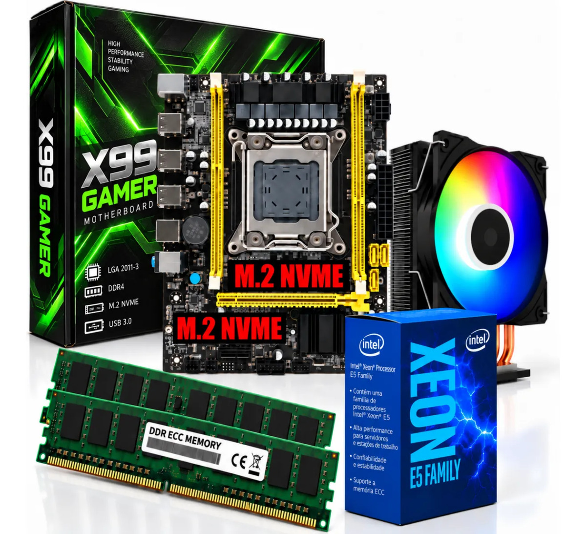 Memoria Ddr4 16gb X99 | Mercado Livre