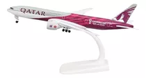 Miniatura De Avião Boeing 777 Qatar Airlines World Cup 2022 