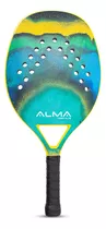 Raquete Beach Tennis Carbono 3k Areiamix Alma Genius Cor Verde