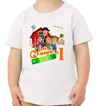 Remera La Granja De Zenon Personalizada Con Nombre Niño/niña