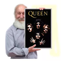 Quadro Queen Bandas De Rock Internacional Poster T.a3 04