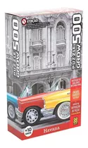 Jogo Quebra Cabeça Havana Carros Antigos Puzzle 500pçs Grow