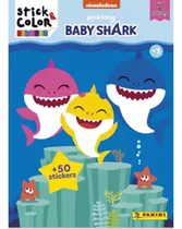 Pack X 2 Libros Baby Shark: Actividades, Colorear Y Stickers