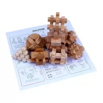 Jogo Qi Quebra-cabeças Inteligente 3d Desafio De Encaixe