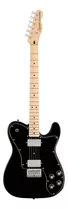 Guitarra Eléctrica Squier By Fender Affinity Series Telecaster Deluxe De Álamo Black Brillante Con Diapasón De Arce