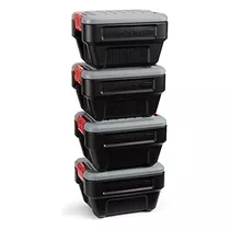 Actionpacker® 8 Gal - Juego De 4 Cajas De Almacenamien...