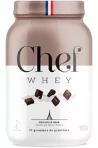 Chef Whey 907g Proteina Gourmet Sem Lactose Chocolate Amargo Sabor Chocolate Meio Amargo