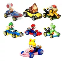 Carrito Hot Wheels De Mario Kart Suertido Para Niños 