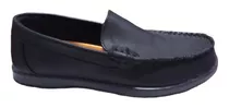 Zapato Colegial De Cuero  Base Cocida Mocasín Náutico 34/42