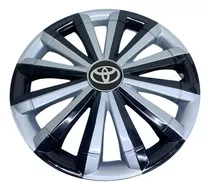 Jgo 4 Tapones Bicolor Toyota Avanza R14 Envio Gratis 