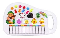 Piano Teclado Animal Infantil Sons Eletrônico 12 Teclas