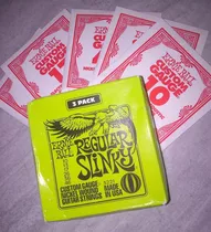 Cuerdas Para Guitarra Electrica,marca Ernie Ball Calibre 10