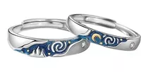 Anillos Para Parejas Van Gogh Plata925amor Compromiso Lusion