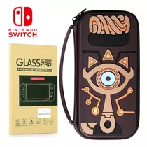 Bag Capa Case Estojo Nintendo Switch Oled + Película Vidro 