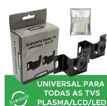 Suporte De Parede Para Tv/monitor De 10 Até 71 Universal Cor Preto