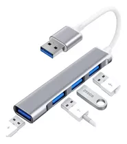 Hub Adaptador Multipuerto Usb Carga Y Datos 4 Puertos