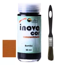 Tinta Inovacor Para Couro Natural Ou Sintético Liso + Pincel