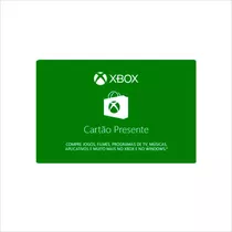 Cartão Microsoft Gift Card Xbox Brasil 50 Reais