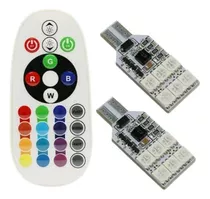 Ampolleta Led T10 Control Remoto - Cola Pescado Multicolor