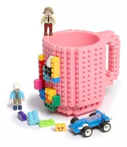 Caneca Lego Bloco Plasticos Montar 3d 420ml