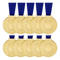 Kit 50 Medalhas Esportivas 5cm Grandes Metal Aço Premiação