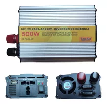 Inversor Tensão Solar 500w Power 12v 220v 60hz Onda C/ Usb