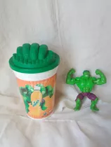 Muñeco Articulado + Vaso Mirinda De Hulk . Marvel