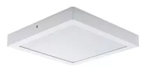 Panel Plafon Led 24w Aplicar Cuadrado 30x30cm Color Blanco Color De La Luz Calida - 3000k