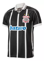 Camisa Corinthians Retrô Brasileiro 1999 Uniforme 2 Oficial