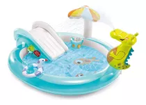 Piscina Inflável Infantil Toboágua 160 Litros Jacaré - Intex