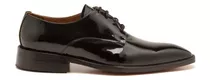 Zapatos De Charol Para Hombre Negros - Modelo Guayaquil