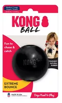 Kong Ball Extreme M/l Pelota Perro Ultra Resistente Color Negro