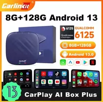 Streaming Box Automotivo Carros Com Carplay 8gb/128gb