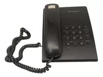 Teléfono Panasonic Kx-ts500 Fijo Color Negro Usado