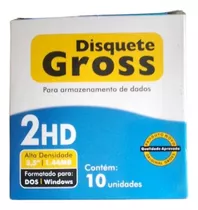 Disquete Gross Caixa Com 10 Unidades - Novo