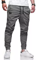 Pantalón Jogger Cargo Casual De Twill De Algodón Para Hombre